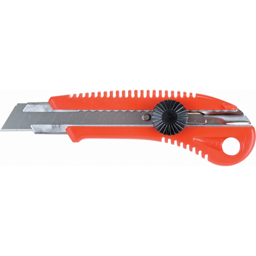 Couteau professionnel ATK400, 18 mm, Acier au carbone, Prise en Plastique OSI Industrial Sales
