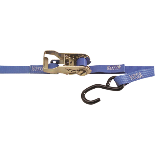 Heavy-Duty Utility Straps, S-Hook, 1" W x 15' L, 500 lbs. (230 kg) Working Load Limit OSI Industrial Sales
