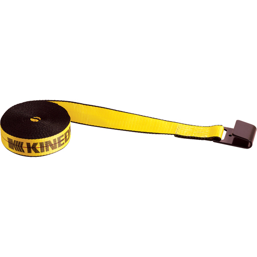 Winch Straps, Flat Hook, 2" W x 30' L, 3335 lbs. (1513 kg) Working Load Limit OSI Industrial Sales