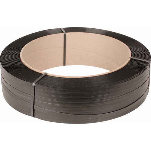 Strapping, Polypropylene, 1/2" W x 7200' L, Black, Machine Grade OSI Industrial Sales