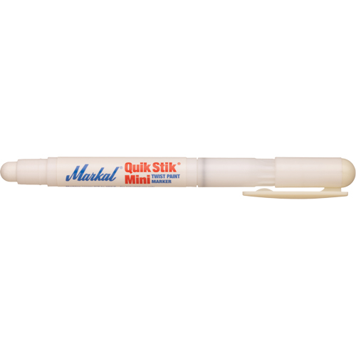 Quik Stik&reg; Mini Paint Marker, Solid Stick, White OSI Industrial Sales