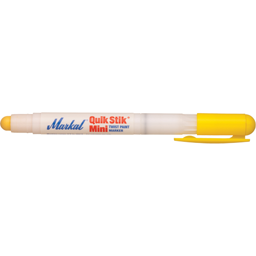 Quik Stik&reg; Mini Paint Marker, Solid Stick, Yellow OSI Industrial Sales