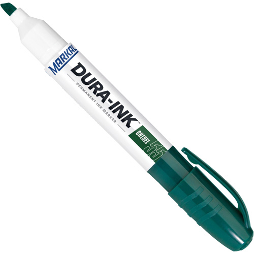 Marqueur Dura-Ink 55, Vert, Pointe Ciseau OSI Industrial Sales