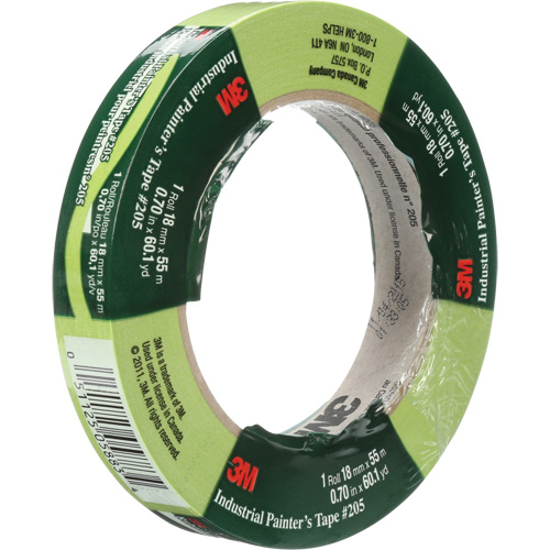 Ruban de calibre industriel pour peintre 205, 18 mm (3/4") x 55 m (180'), Vert OSI Industrial Sales