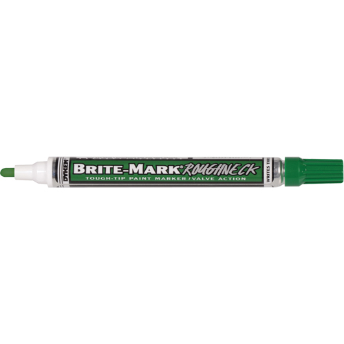 Brite-Mark&reg; RoughNeck Marker, Liquid, Green OSI Industrial Sales