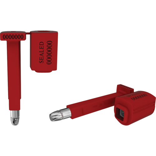 High Security Locktainer Security Seals, 3-1/4", Metal, Bolt Seal OSI Industrial Sales