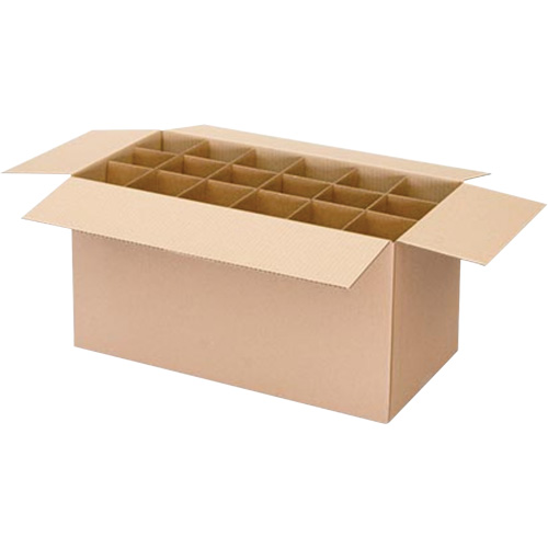 Boîte d'exp&eacute;dition pour cannettes a&eacute;rosols, 12-1/4" lo x 9-3/16" la x 10-5/16" h, ondulations C OSI Industrial Sales