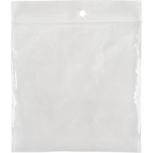 Sacs en poly, Refermable, 4" x 4", 2 mils OSI Industrial Sales