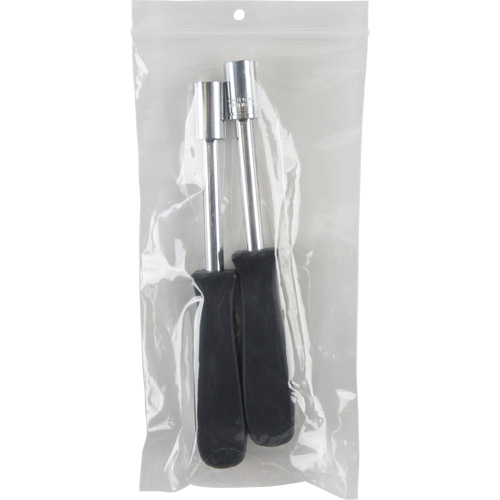 Sacs en poly, Refermable, 8" x 4", 2 mils OSI Industrial Sales