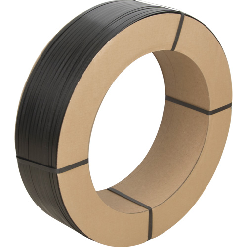 Feuillard, Polypropyl&egrave;ne, 1/2" la x 5600' lo, Noir, Calibre Manuel OSI Industrial Sales