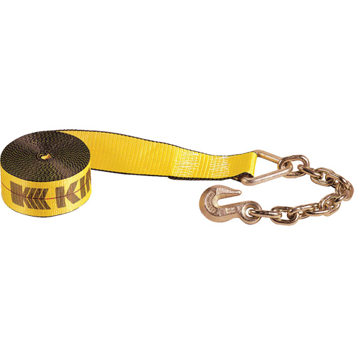 Winch Strap with Chain Anchor OSI Industrial Sales