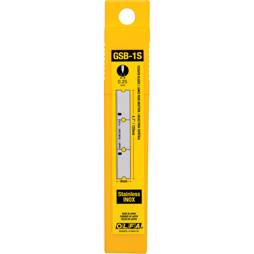 Lames de rechange pour racloir pour le verre, Style Simple OSI Industrial Sales