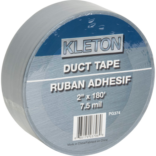 Utility Grade Duct Tape, 7.5 mils, Silver, 50 mm (2") x 55 m (180') OSI Industrial Sales