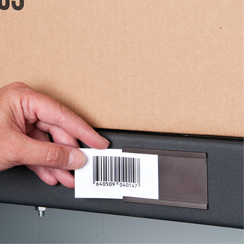 Card Holder, Magnetic, 600" L x 2" W OSI Industrial Sales