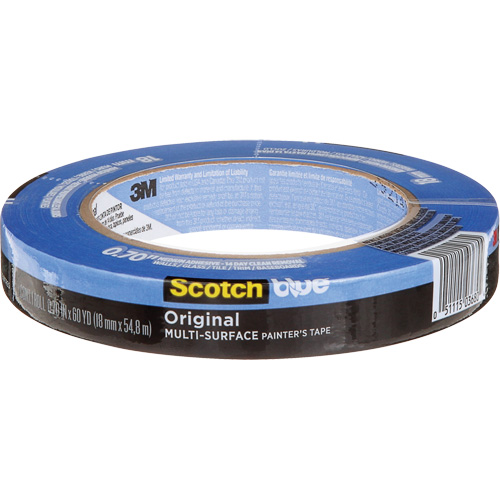 ScotchBlue Original Multi-Surface Painter's Tape 2090, 18 mm (3/4") x 54.8 m (180'), Blue OSI Industrial Sales