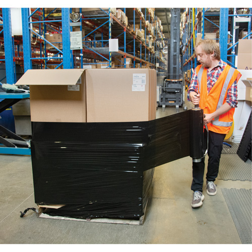 Film &eacute;tirable, Calibre 0,8 (20,3 microm&egrave;tres), 15" x 1500', Noir opaque OSI Industrial Sales