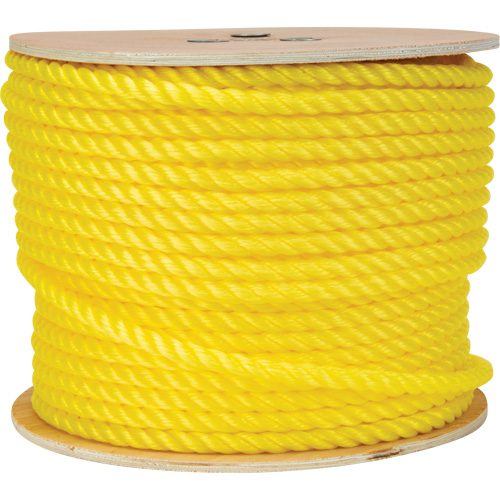 1/2" Braided Yellow Rope, Polypropylene, 335' OSI Industrial Sales