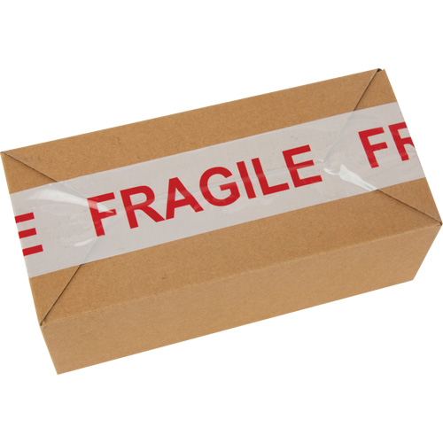 "Fragile" Box Sealing Tape, Hot Melt Adhesive, 2 mils, 48 mm (2") x 100 m (328') OSI Industrial Sales