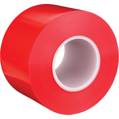 Ruban de marquage de planchers durable 971, 4" x 108', Vinyle, Rouge OSI Industrial Sales