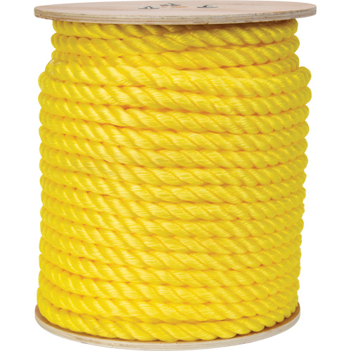 Corde jaune tress&eacute;e, Polypropyl&egrave;ne, 300' OSI Industrial Sales