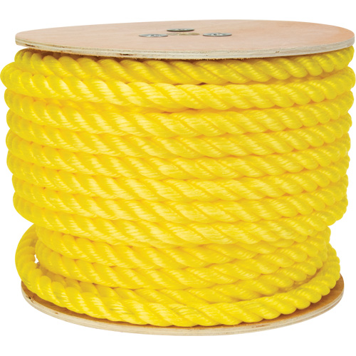 Braided Yellow Rope, Polypropylene, 144' OSI Industrial Sales