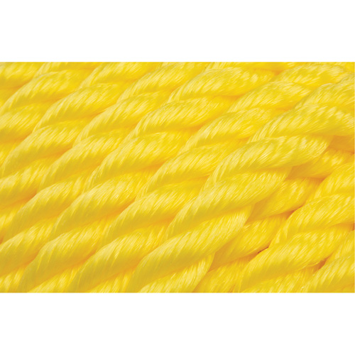 Braided Yellow Rope, Polypropylene, 144' OSI Industrial Sales