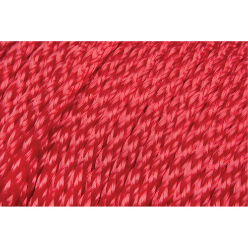 Corde rouge tress&eacute;e, Polypropyl&egrave;ne, 500' OSI Industrial Sales