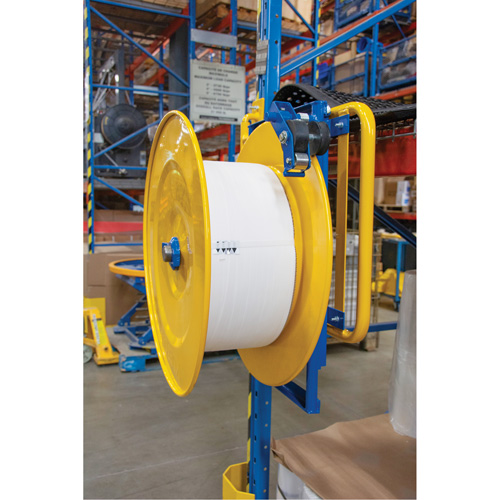 Distributeur de feuillards, Feuillard Polyester/Acier/Polypropyl&egrave;ne, Dia de noyau 16"/8", largeur de rouleau 3"/8"/6" OSI Industrial Sales