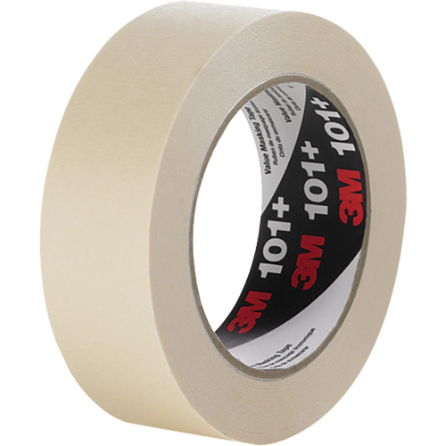 Value Masking Tape 101+, 12 mm (59/125") x 55 m (180.44'), Tan OSI Industrial Sales