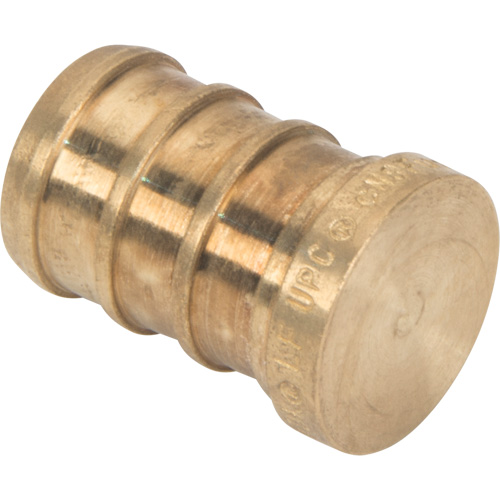 Capuchon de tuyau sans plomb, Tuyau, 1/2" dia., Laiton OSI Industrial Sales