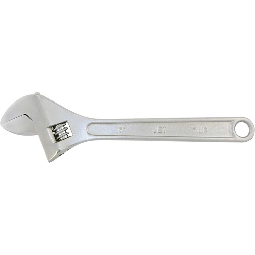 AW-15 Adjustable Wrench, 15" L, 1-7/8" Max Width, Chrome OSI Industrial Sales
