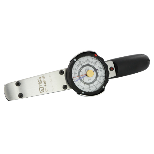 Cl&eacute; dynamom&eacute;trique avec aiguille &agrave; m&eacute;moire, &agrave; cadran, Entraînement 3/8" carr&eacute;, 0 - 50 lb-pi OSI Industrial Sales