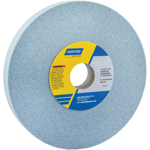 Tool Room Wheel, Type 01, Ceramic Alumina, 7" x 3/4" OSI Industrial Sales