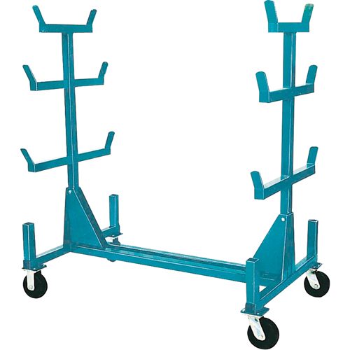 Supports mobiles pour tuyaux & barres, Acier, 34" la x 61" p x 58" h, Capacit&eacute; de 1000 lb OSI Industrial Sales