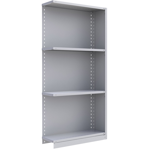 Interlok Shelving Unit, Steel, Boltless, 800 lbs. Capacity, 36" W x 76" H x 12" D OSI Industrial Sales