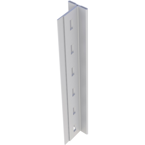 Montant en T pour rayonnage enclenchable Interlok, Acier, Hauteur 112" OSI Industrial Sales