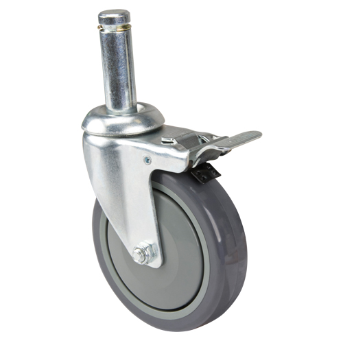 Roulette pour &eacute;tag&egrave;re en treillis chromat&eacute; OSI Industrial Sales