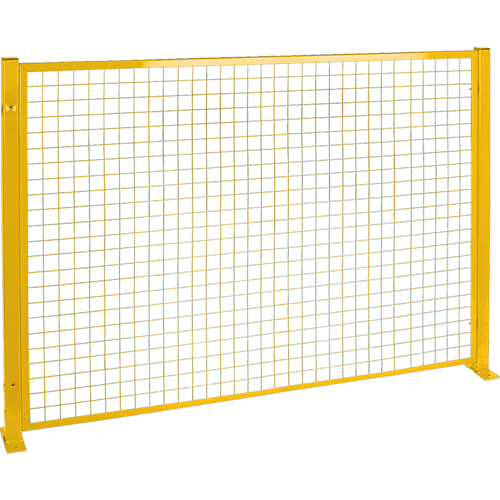 Protecteur de p&eacute;rim&egrave;tre de style treillis, 4' h x 8' la, Jaune OSI Industrial Sales