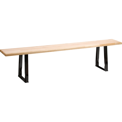 Banc pour vestiaire, Bois, 72" lo x 9-1/2" la x 16-1/2" h OSI Industrial Sales