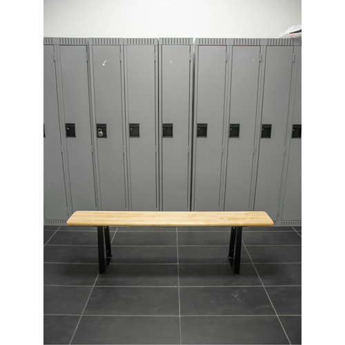 Banc pour vestiaire, Bois, 72" lo x 9-1/2" la x 16-1/2" h OSI Industrial Sales