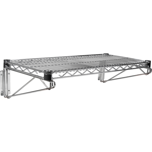 Ensemble d'&eacute;tag&egrave;re murale en treillis, Simple Support, 200 lb Capacit&eacute;, 14" p OSI Industrial Sales