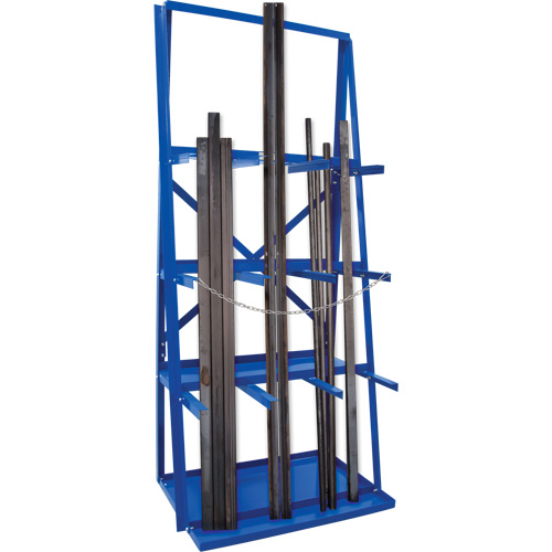 R&acirc;telier de rangement pour barre, Vertical, 3 Niveaux, 36" la x 24" p x 84" h, 3000 lb Cap. OSI Industrial Sales