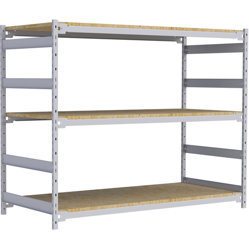 &eacute;tag&egrave;re-classeur de grande largeur, Acier, 3 Tablettes, 72" la x 32" p x 60" h OSI Industrial Sales