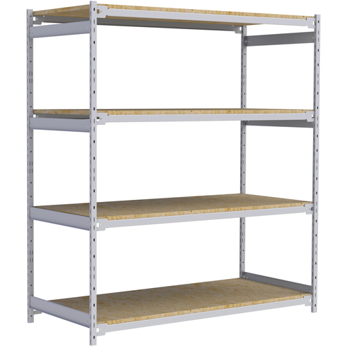 &eacute;tag&egrave;re-classeur de grande largeur, Acier, 4 Tablettes, 72" la x 32" p x 84" h OSI Industrial Sales