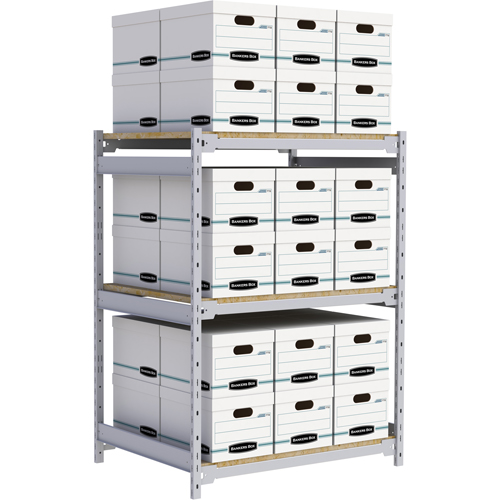 &eacute;tag&egrave;re-classeur de grande largeur, Acier, 3 Tablettes, 42" la x 32" p x 60" h OSI Industrial Sales