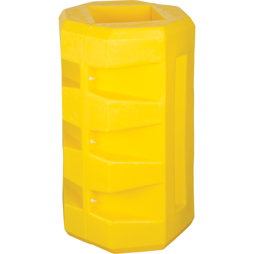 Column Protectors, 16" x 16" Inside Opening, 31" L x 31" W x 42" H, Yellow OSI Industrial Sales