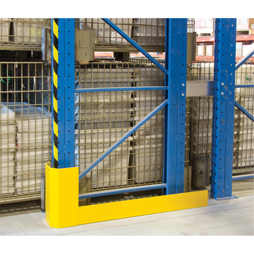 Racking Aisle Protectors, 3" W x 50" L x 16" H, Safety Yellow OSI Industrial Sales