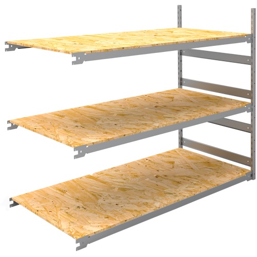 Wide Span Record Storage Shelving, Steel, 3 Shelves, 72" W x 32" D x 60" H, Add-On Kit OSI Industrial Sales
