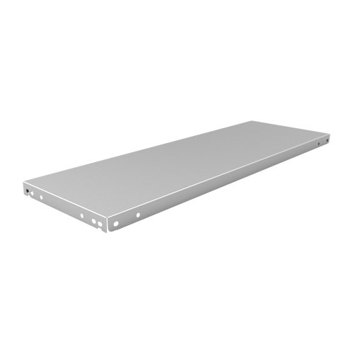 Slotted Angle Shelf, Galvanized Steel, 48" W x 12" D OSI Industrial Sales