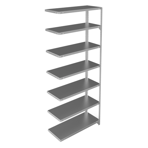 &eacute;l&eacute;ment de rayonnage, Acier galvanis&eacute;, Montant &agrave; fente, Capacit&eacute; 400 lb, 36" la x 84" h x 15" p OSI Industrial Sales
